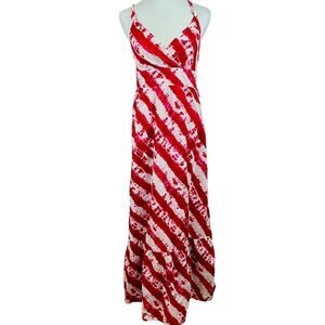 Calypso St Barth for Target Red Tie Dye Maxi Dress 4